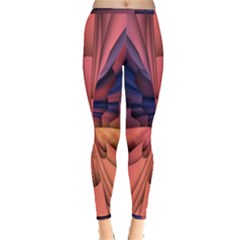 Pattern Colorful Background Abstarct Inside Out Leggings