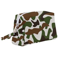 Camouflage Print Pattern Wristlet Pouch Bag (large) by Ravend