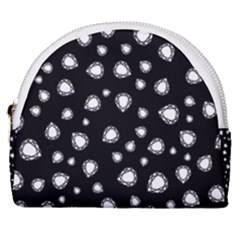 Pattern Girly Diamond Princess Horseshoe Style Canvas Pouch by Ravend