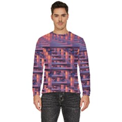 Abstract Pattern Colorful Background Men s Fleece Sweatshirt