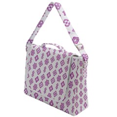 Geometric Pattern Purple Pattern Box Up Messenger Bag