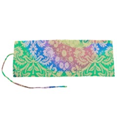 Hippie Fabric Background Tie Dye Roll Up Canvas Pencil Holder (s)