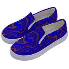 Optical Illusion Illusion Pattern Kids  Canvas Slip Ons