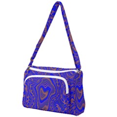 Optical Illusion Illusion Pattern Front Pocket Crossbody Bag by Ravend