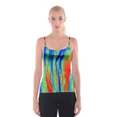 Pattern Design Decorative Art Spaghetti Strap Top