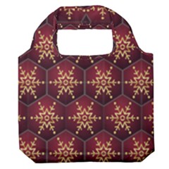 Background Pattern Icon Design Premium Foldable Grocery Recycle Bag