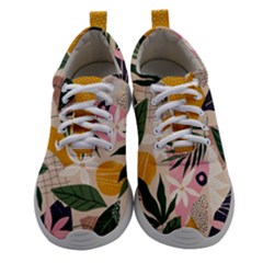 Floral Plants Jungle Polka 1 Women Athletic Shoes