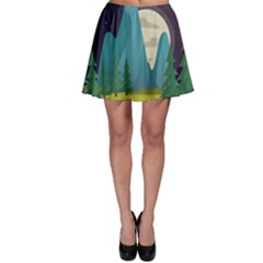 Nature Summer Season Skater Skirt