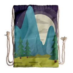 Nature Summer Season Drawstring Bag (large) by Ravend