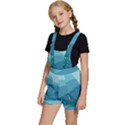 Palm Leaves Waves Mountains Hills Kids  Short Overalls View2