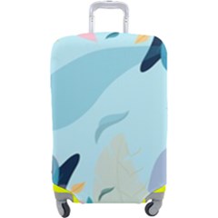 Illustration Leaves Leaf Nature Background Plant Luggage Cover (large)