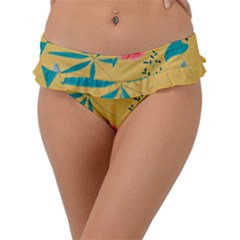 Nature Floral Flower Petal Leaves Leaf Plant Frill Bikini Bottom