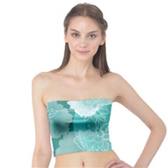 Flower Floral Design Background Tube Top