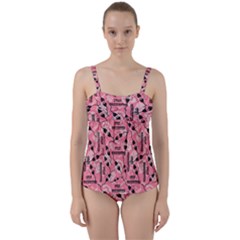 Connection Get Connected Technology Twist Front Tankini Set