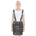 Floral Flower Leaves Background Floral Braces Suspender Skirt View1