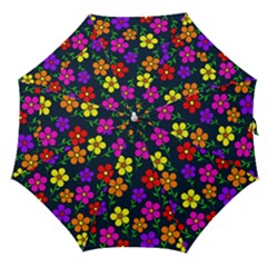 Background Flower Floral Bloom Straight Umbrellas by Ravend