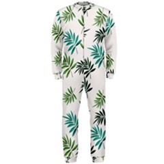 Leaves Plant Design Template OnePiece Jumpsuit (Men)