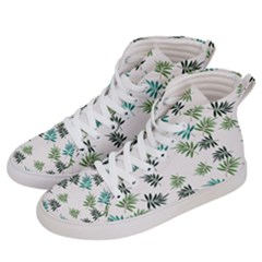 Leaves Plant Design Template Women s Hi-top Skate Sneakers by Ravend