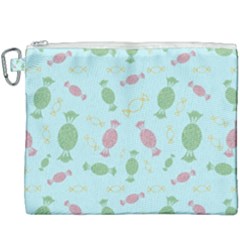 Toffees Candy Sweet Dessert Canvas Cosmetic Bag (xxxl)
