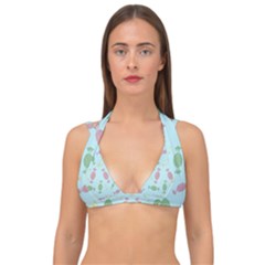 Toffees Candy Sweet Dessert Double Strap Halter Bikini Top