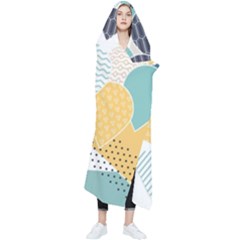 Abstract Balloon Pattern Decoration Wearable Blanket by Ravend