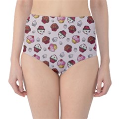 Cake Cupcake Sweet Dessert Food Classic High-waist Bikini Bottoms