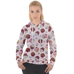 Cake Cupcake Sweet Dessert Food Women s Overhead Hoodie by Ravend