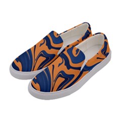 Abstract Background Texture Pattern Women s Canvas Slip Ons