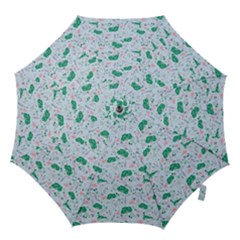 Illustration Flower Pattern Wallpaper Seamless Hook Handle Umbrellas (small)