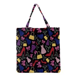 Fashion Pattern Accessories Design Grocery Tote Bag