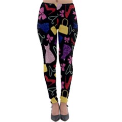 Fashion Pattern Accessories Design Lightweight Velour Leggings