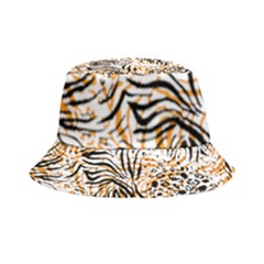 Tiger Pattern Background Inside Out Bucket Hat