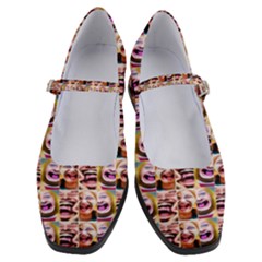 Funny Monsters Teens Collage Women s Mary Jane Shoes by dflcprintsclothing