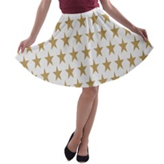 Stars-3 A-line Skater Skirt