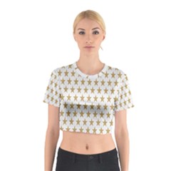 Stars-3 Cotton Crop Top by nateshop