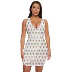 Stars-3 Draped Bodycon Dress by nateshop