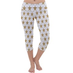 Stars-3 Capri Yoga Leggings by nateshop