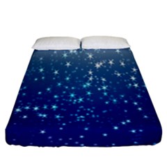 Stars-4 Fitted Sheet (king Size) by nateshop