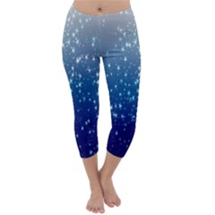 Stars-4 Capri Winter Leggings  by nateshop