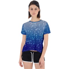 Stars-4 Open Back Sport Tee by nateshop