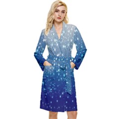 Stars-4 Long Sleeve Velour Robe by nateshop