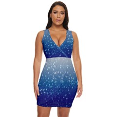 Stars-4 Draped Bodycon Dress by nateshop