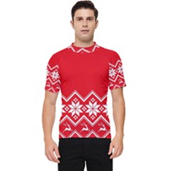 Seamles,template Men s Short Sleeve Rash Guard by nateshop