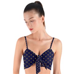 Seamles,template Woven Tie Front Bralet by nateshop