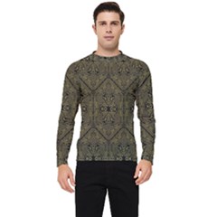 Texture-2 Men s Long Sleeve Rash Guard by nateshop