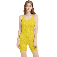 Bright Yellow Crunchy Sprinkles Women s Wrestling Singlet by nateshop