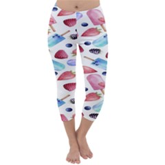 Ice Cream - Stowbery Capri Winter Leggings  by nateshop