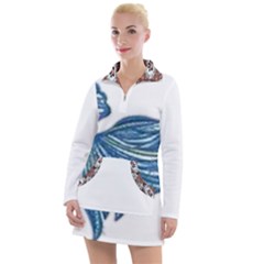 Im Fourth Dimension Colour 77 Women s Long Sleeve Casual Dress by imanmulyana