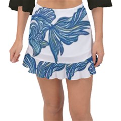 IM Fourth Dimension Colour 77 Fishtail Mini Chiffon Skirt