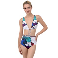 Im Fourth Dimension Colour 78 Tied Up Two Piece Swimsuit